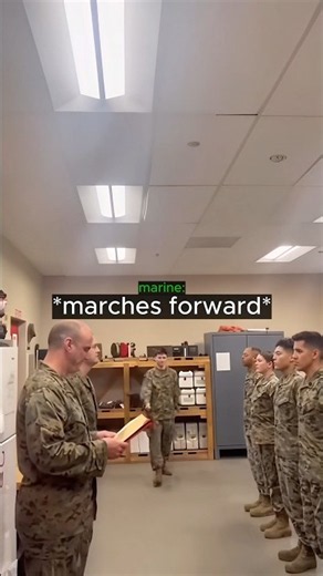 Marine Forgot How to March 😂
