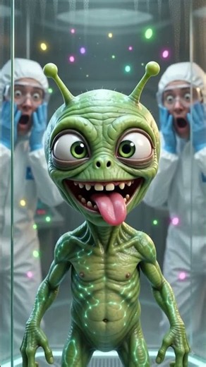 Funny Alien Lands on Earth & Starts Dancing!