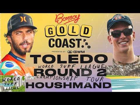 Filipe Toledo vs Cole Houshmand | Bonsoy Gold Coast Pro presented by GWM 2026 - Round 2