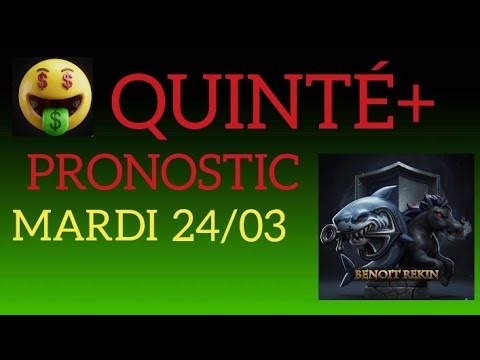 PRONOSTIC PMU QUINTÉ+ DU JOUR MARDI 24 MARS 2026 