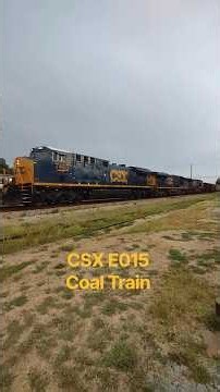 CSX Coal Train E015 with 7465, 5211, 116