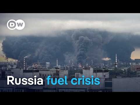 Putin admits to a fuel crisis that could endanger Russia's defenses | DW News