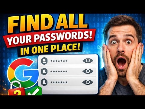 How to Find All Your Old Passwords in One Place 😱 | Forgot Password? Fix Now!