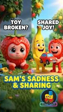 What Happens When Your Toys Break? Strawberry Sam Learned This! 🍓🧸 #kidskindness #feelings