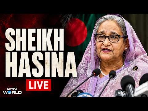 Sheikh Hasina Press Conference LIVE | Ex-Bangladesh PM Sheikh Hasina's Presser LIVE | Tarique Rahman