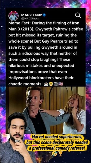 Gwyneth Paltrow Missed Her Shot, and Guy Pearce Made It Even Funnier 😂 | Iron Man 3 (2013)