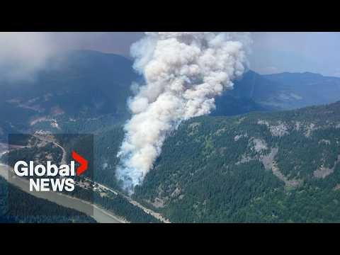 Hot, dry conditions fuel BC wildfires as evacuation orders expand
