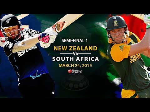 South Africa vs New Zealand Semi Final CWC 2015 Highlights Full Match Video in HD #savsnz #cricket