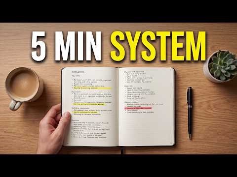 How to Use the Bullet Journal in 5 Minutes a Day (New Techniques That Actually Work)