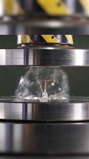Hydraulic Press vs Light Bulbs 💡 Satisfying Glass Crush Compilation #hydraulicpress #crushingtime