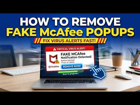 How To Remove Fake McAfee Popups On Windows | Fix Virus Alert Spam (Step-by-Step Guide 2026)