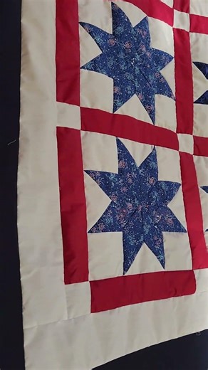 Amish Fannie's Victory Quilt - She Remembers the Day WWII Ended!