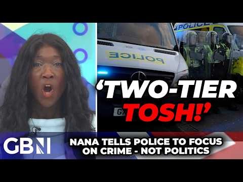 'Two-tier TOSH!' Nana Akua SLATES 'ridiculous' police indoctrination: 'How about SOLVING crime?'
