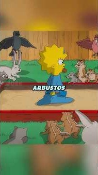 Maggie arma su legión de animales 😎 #thesimpsons #lossimpsons #simpsons