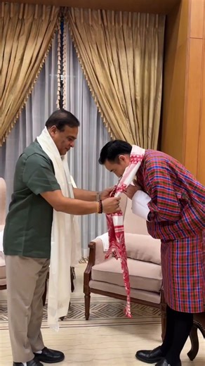 Bhutan King Sends His Wishes to Assam CM on His Second Term As Assam CM