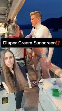 Diaper Cream as Sunscreen?! 😳 #dermreacts