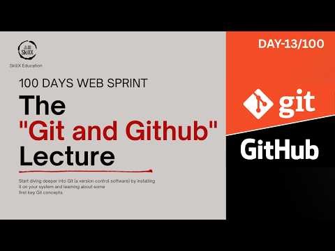 Create Your First GitHub Repository! (Git Tutorial) | 100 Days of Web (Day 13)