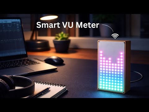 Building Smart LED Dot Matrix VU Meter with 3D Printed Enclosure & 6-Layer PCB by @JLCPCB