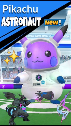 First Ever✨️ Astronaut Pikachu Raid in Pokemon Go