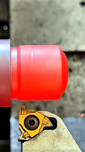 Manual screw forming process for metal blanks #machine #lathe #cnc