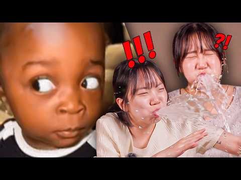 Korean Girls' Extreme "TRY NOT TO LAUGH" Challenge #2 | 𝙊𝙎𝙎𝘾