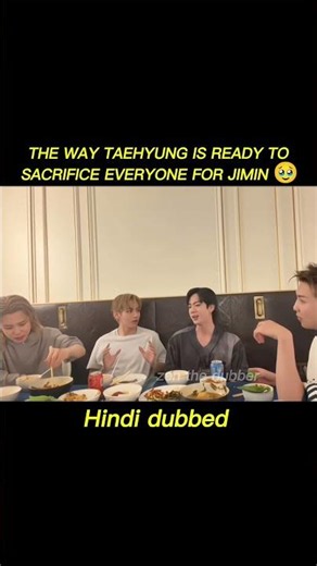 the way taehyung is ready to sacrifice everyone 🥹🤣 hindi dubbed #bts