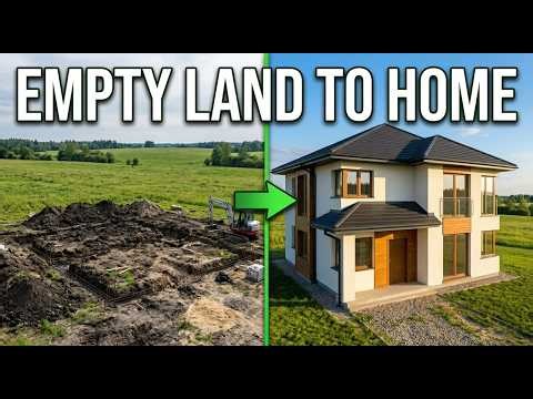 Modern Rural House Construction | Full Building Process Step by Step