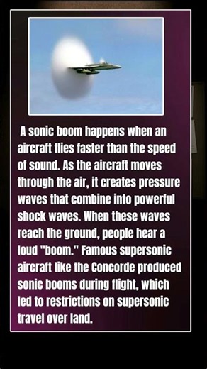 Why Do Supersonic Jets Make a HUGE Sonic Boom? ✈️💥 #spacerace #superspace #spacedrift #spaceracer