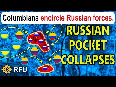 Colombian assault teams encircle Russian holdouts in Kupiansk and dismantle their positions