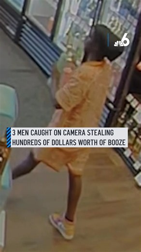 3 men caught on camera stealing hundreds of dollars worth of booze