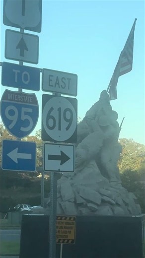 Iwo Jima Memorial Vandalized at Quantico Marine Corps Base Entrance | Virginia 🇺🇸