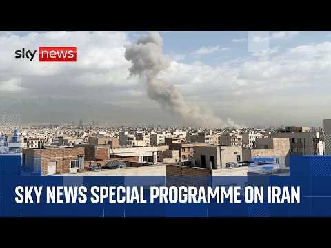 Sky News special programme on the US and Israel strikes on Iran
