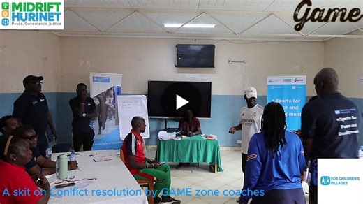 A skit on Conflict Resolution by the GAME zone coaches | MIDRIFT HURINET