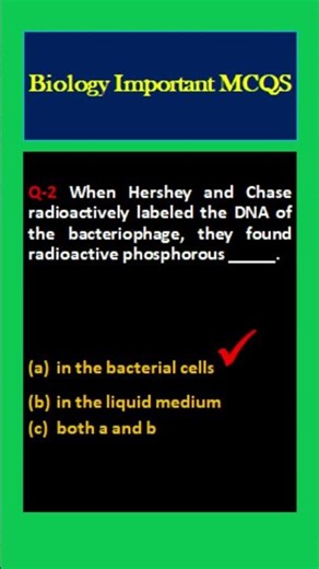 DNA and Chromosomes || MCQS -3