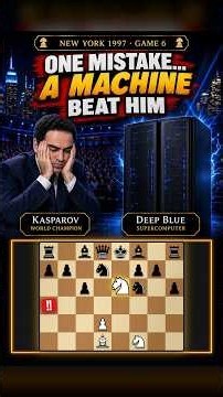 Kasparov Made One Mistake… and a Machine Beat Him 😱♟️