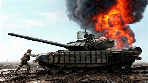 Russia’s tank monster reached the trenches… then one Ukrainian soldier stopped it