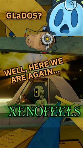 Slime Vtuber MEETS Favorite Maniacal Robot In XENOFEELS DEMO. The Alien Checkpoint Game! #envtuber