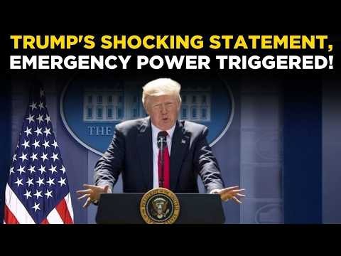 US NEWS LIVE: Trump Delivers Unexpected Oval Office Address, Emergency Measures Triggered