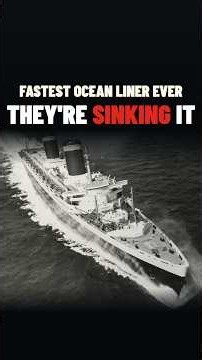 They're Sinking the Fastest Ocean Liner Ever: SS United States
