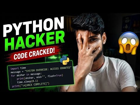 Created my own hacker screen in mobile ! 😱 |Python coding tricks