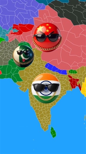 Pakistan India Vs Qing Dynasty| Attacked India #Nutshell #Countryball #CountryBallAnimation