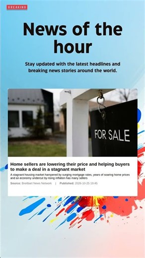 Breaking News: Home sellers are lowering their price and helping buyers to make a deal in #Economy