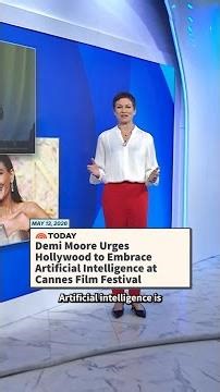 Demi Moore Urges Hollywood to Embrace Artificial Intelligence at Cannes Film Festival