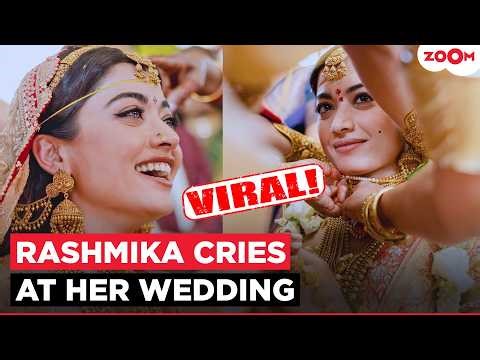 Rashmika Mandanna CRIES during her wedding rituals with Vijay Deverakonda