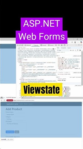 ASP.NET - Web Forms ViewState - The Illusion of State #dotnet