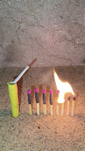 Matchstick Amazing Experiment 🔥💥 Diwali Creakers Testing #shorts #short video #@THE MATCHES VIDEO