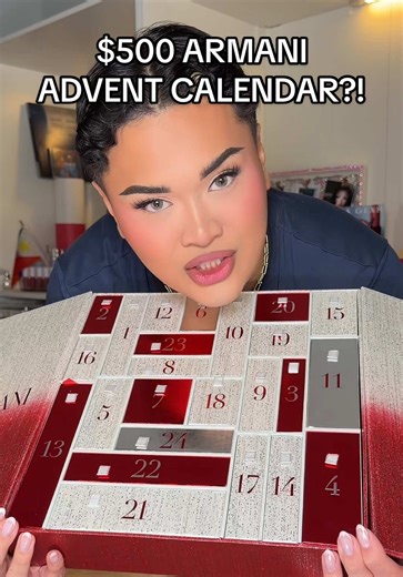 UNBOXING THE $500 ADVENT CALENDAR FROM ARMANI?! 😱😱😅🫢 #adventcalendar #unboxing #makeup #unboxingvideo