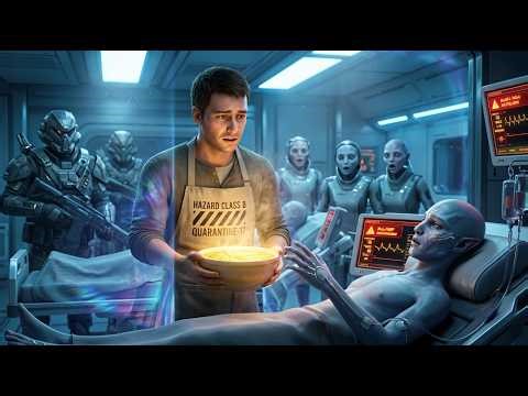 They Locked the Human Cook in Quarantine… Until the Dying Alien Prince Demanded His Soup