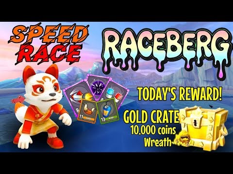 Raceberg "Gold Crate" Speed Race - New Years Eve - Tournament | Spookster | Beach Buggy Racing 2