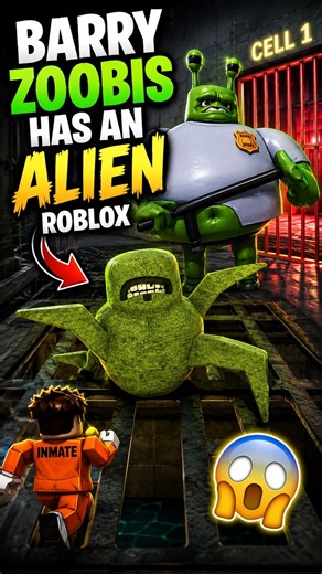I FOUND AN ALIEN in Barry’s Obby! 👽😱 #Roblox